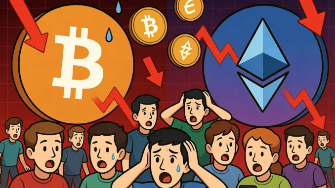 Bitcoin-Ethereum-Preissturz