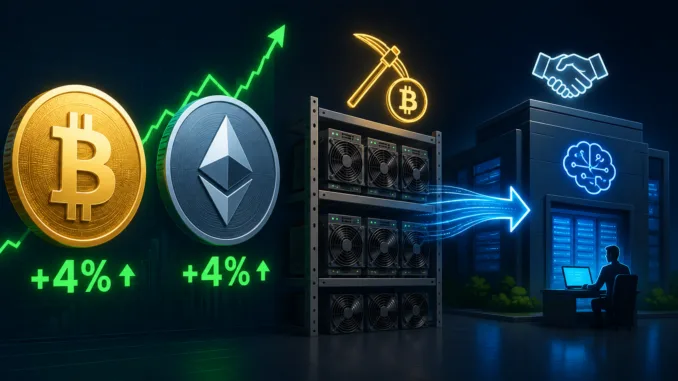 Bitcoin-Ethereum-Tagesplus-Miner-Künstliche-Intelligenz