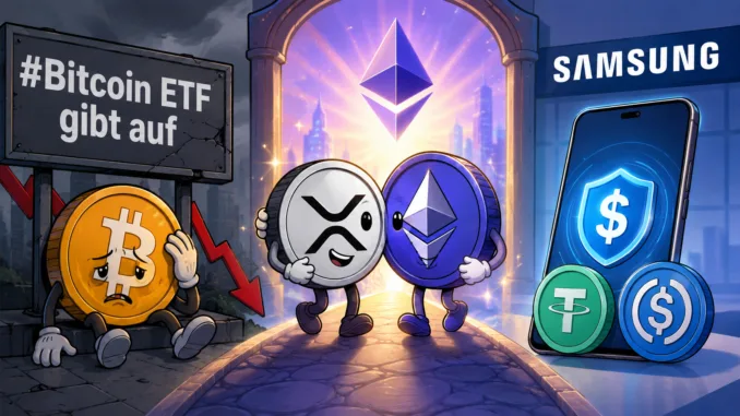 Hashtag-Bitcoin-ETF-XRP-Ethereum-Samsung-Stablecoin
