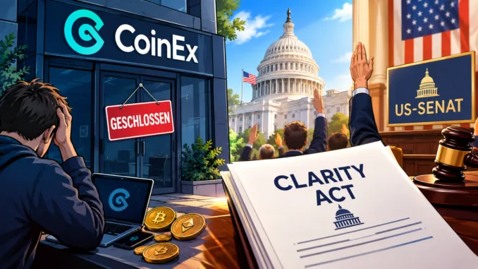 Coinex-kryptobörse-Schließung-Clarity-gesetze-krypto-us-senat