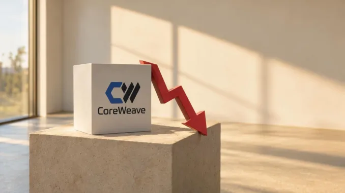 CoreWeave stürzt 15 % ab: 15 % Anleiherendite schreckt KI-Anleger